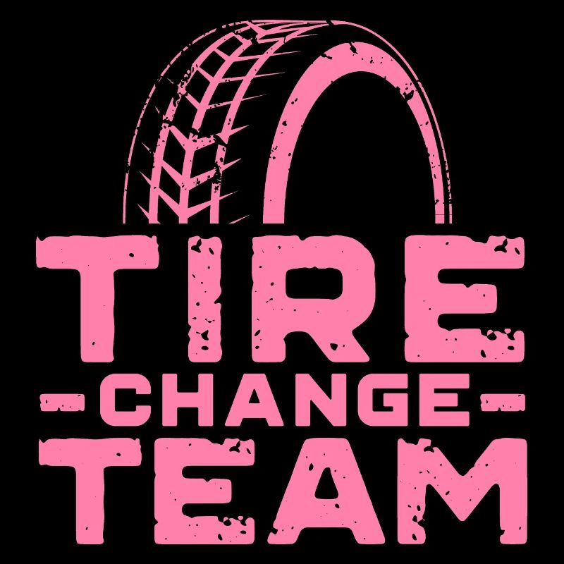 Tire change team changing wheel changing tires