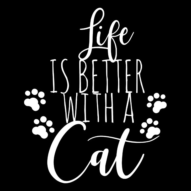 DAS LEBEN IST BESSER MIT EINER KATZE | CAT BETTER
