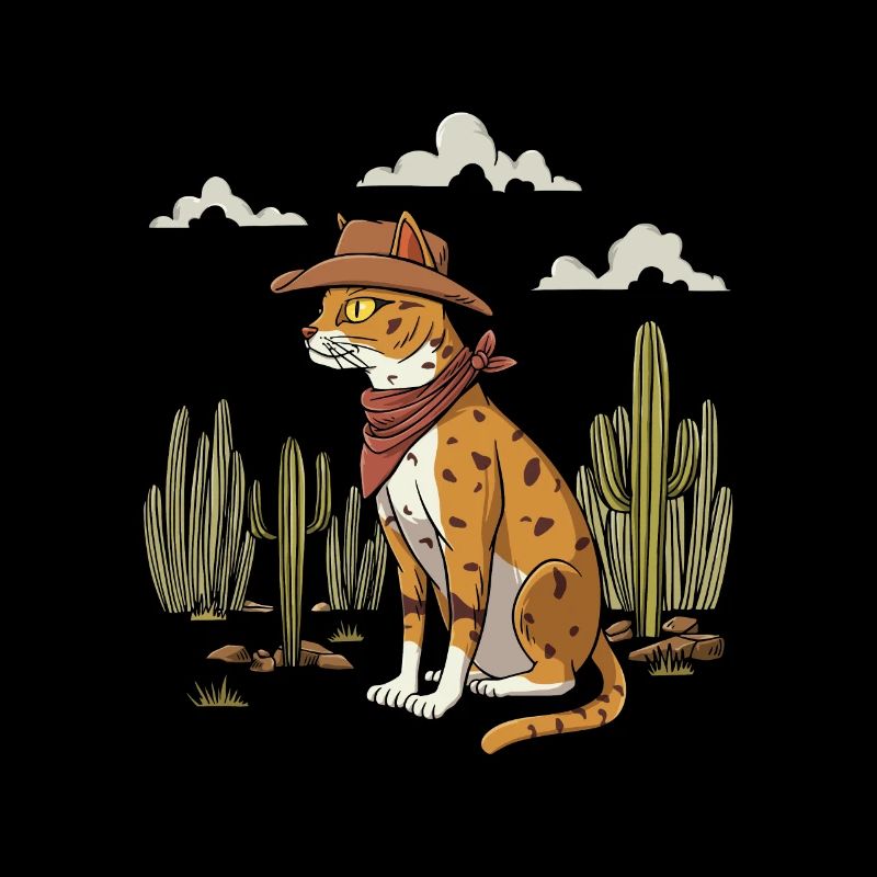 Conception de chat texan