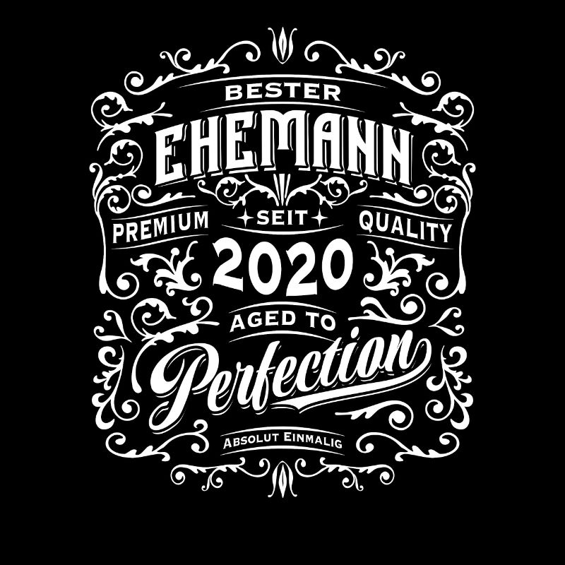 Bester Ehemann seit 2020, Retro, Hochzeitstag
