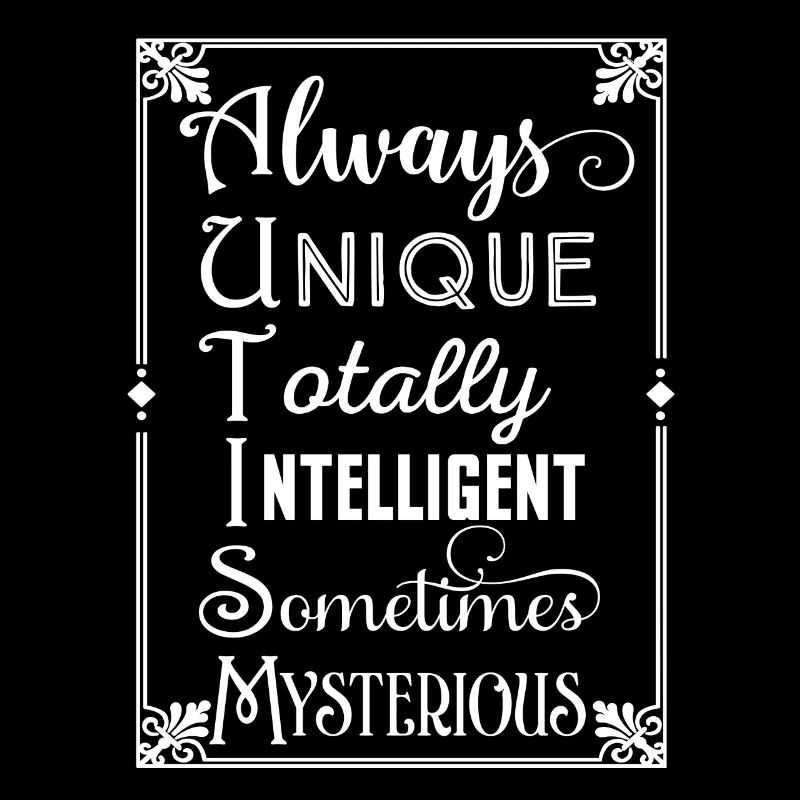 Autism Gift Asperger character gift