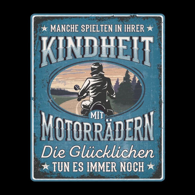 Lustige Motorradfahrer Vintage Sprüche