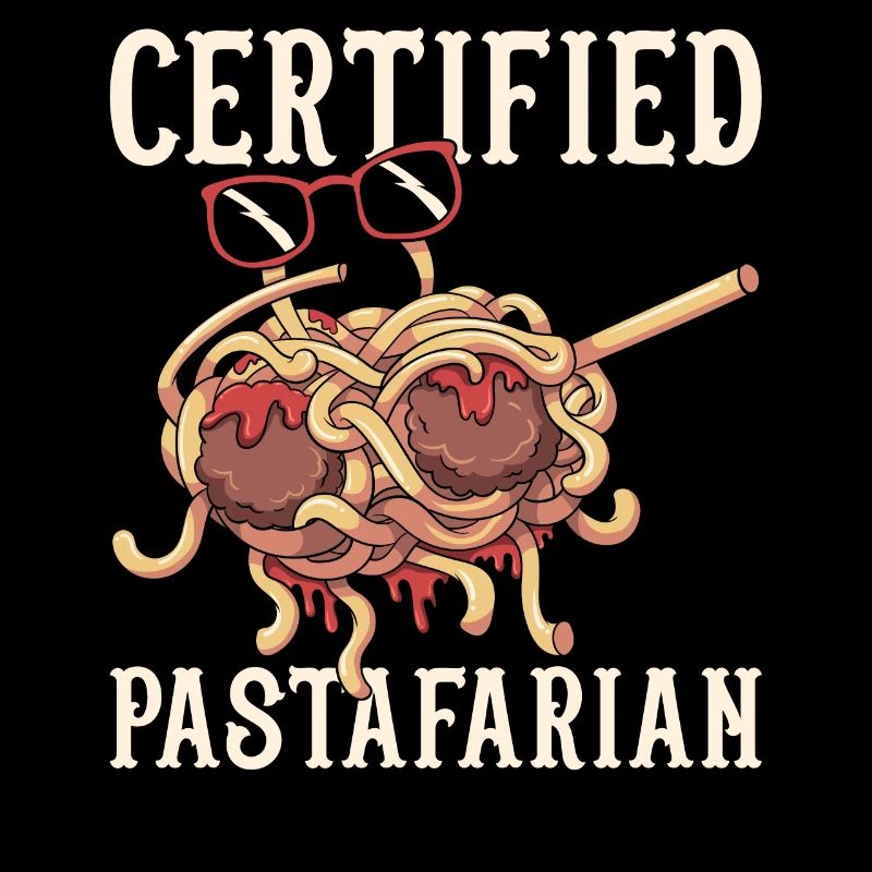 Fliegendes Spaghettimonster betupfen