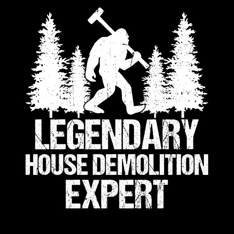 Funny demolition Sasquatch