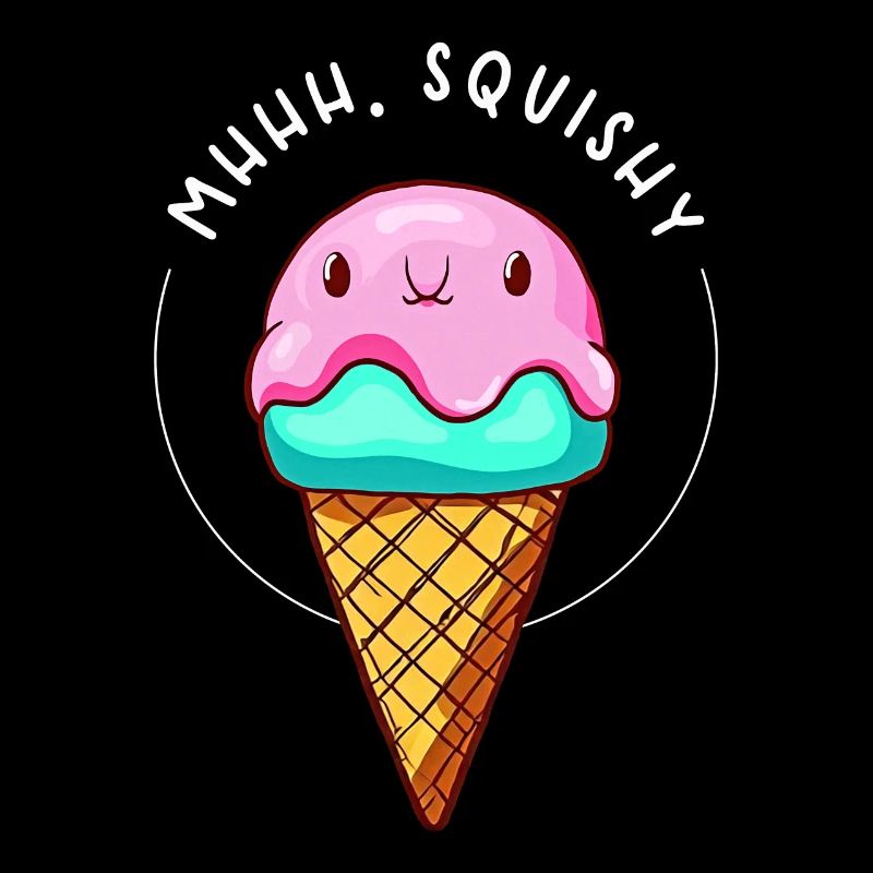 Kawaii Blobfish Ice Squishy Crème glacée