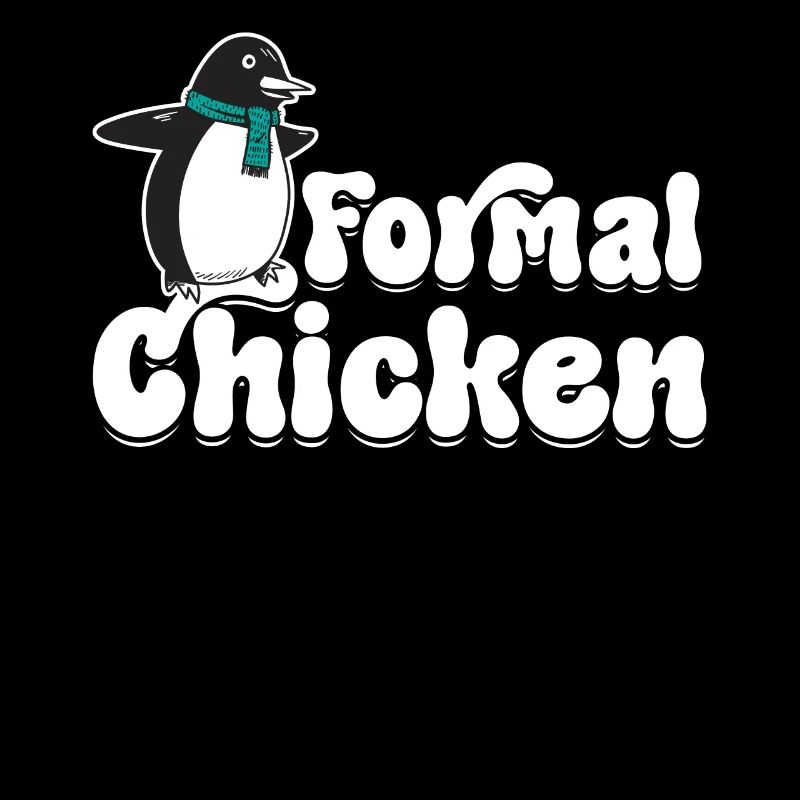 Drôle Meme Penguin Lover Poulet formel Illust