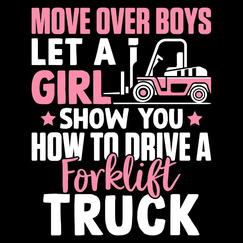 Forklift Driver HEO Move Boys Girl Drive Forkli