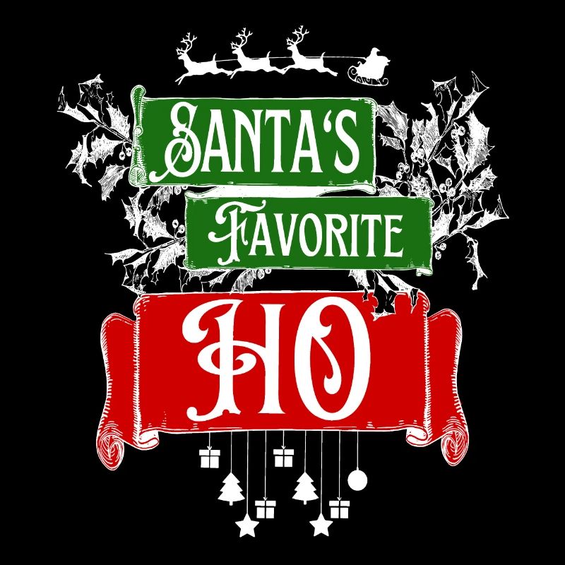 Santa‘s Ho Witziger Weihnachtsspruch Geschenk Idee