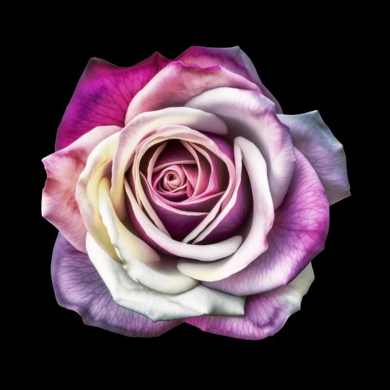 Blumen Rose Bunt Lila Muttertag Valentinstag