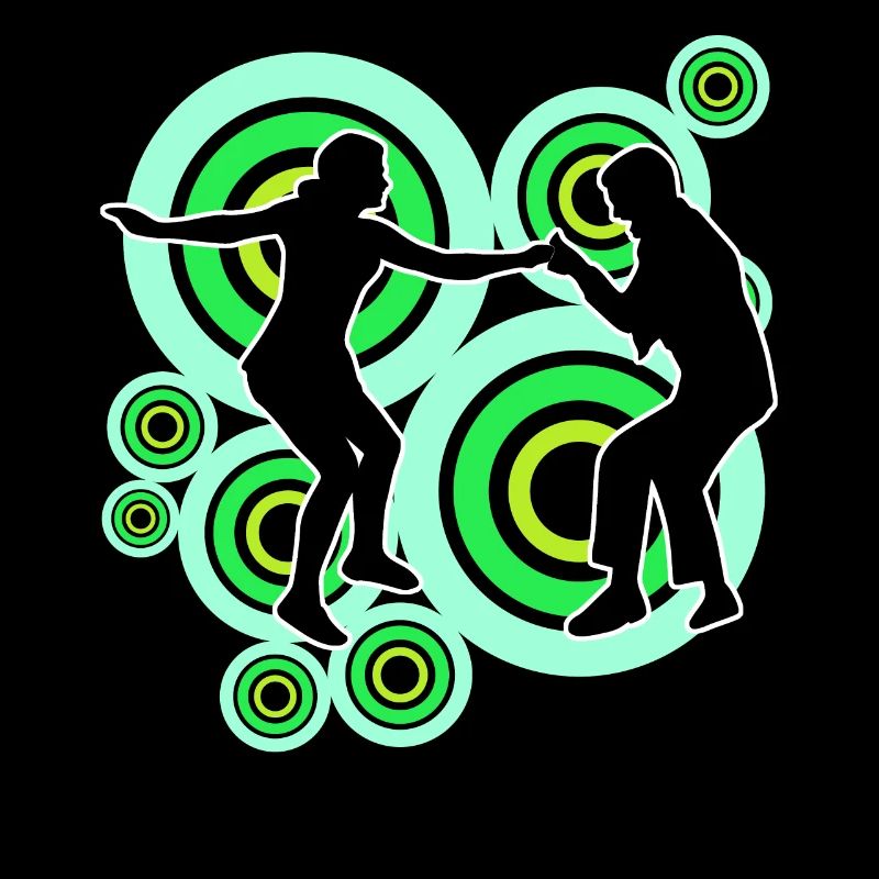 Boogie Woogie Retro Tänzer