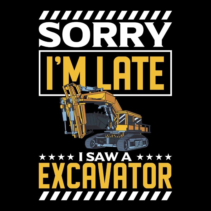 Baufahrzeug Arbeiter Bagger