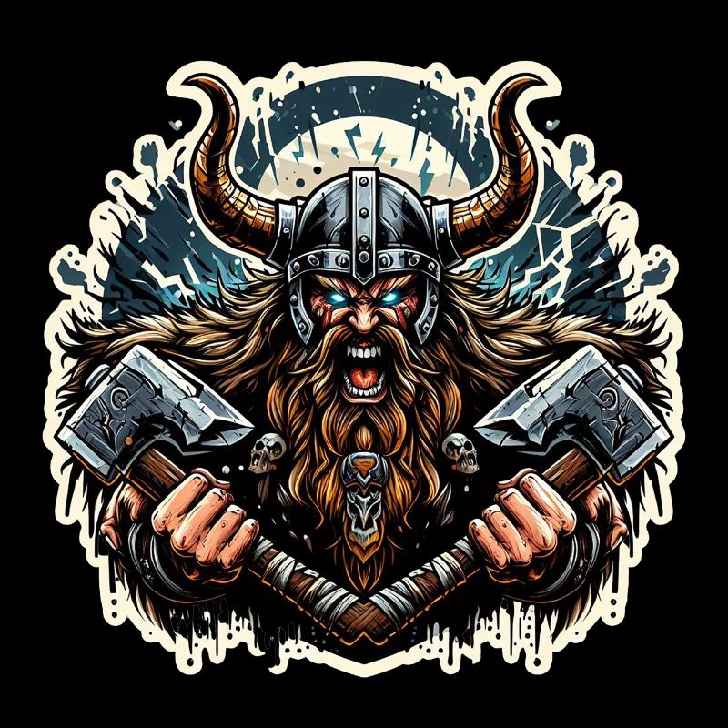 Wikinger Krieger Berserker Walhalla Nordisch