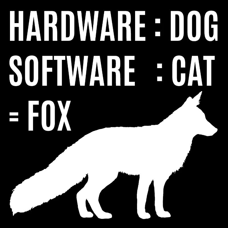 Fuchs Hardware Hund Software Katze