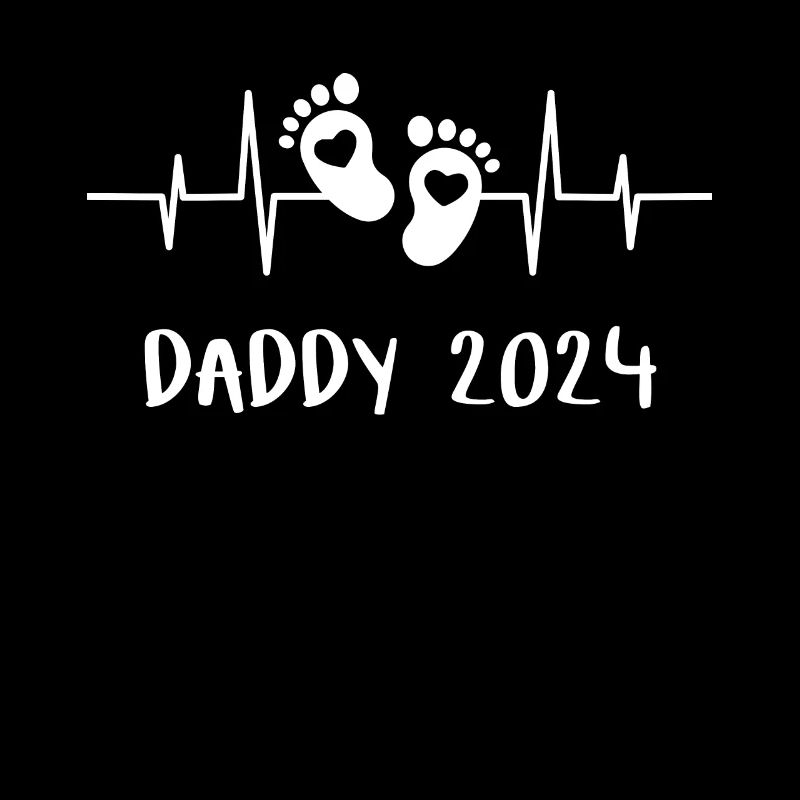 Daddy 2024 Herzschlag - Das Daddy Papa Vatertag