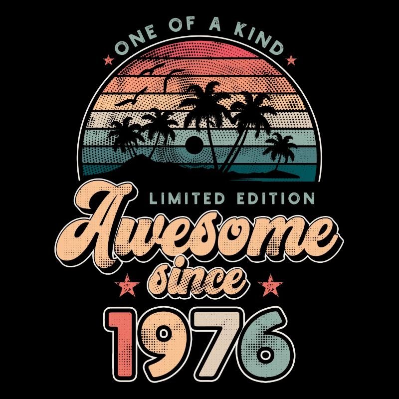 Geburtstag 1976 Palmen