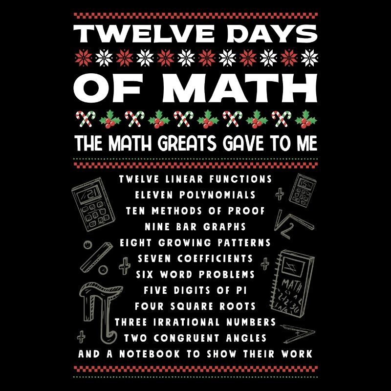 12 jours de mathématiques, notes en mathématiques