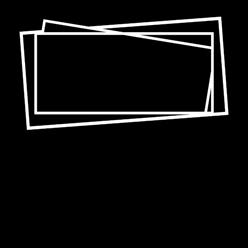 White Square Lines Strokes Frames