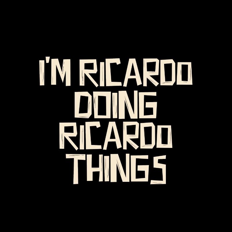 I'm Ricardo doing Ricardo things