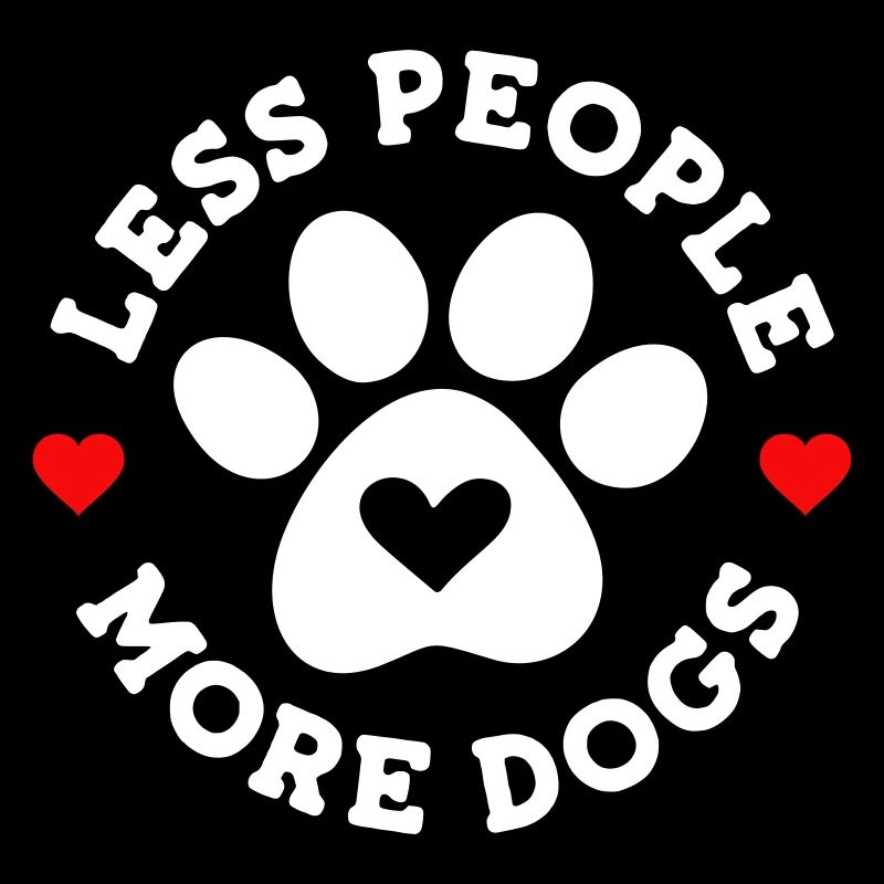 Moins de gens, plus de chiens