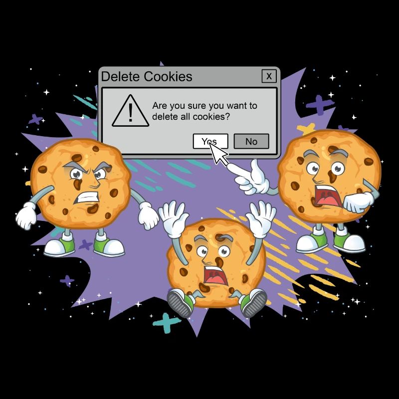 Delete Cookies Geek tech humor Informatiker