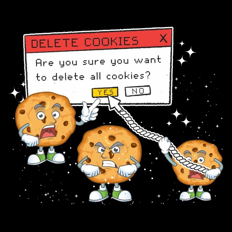 Delete Cookies Geek tech humor Computer Scientist