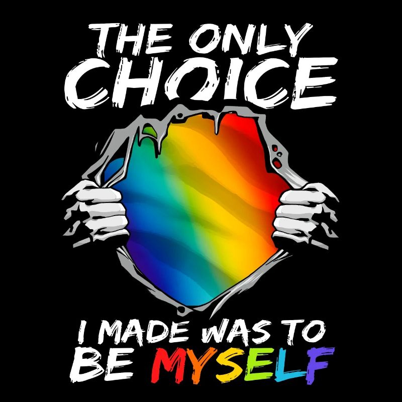 LGBT Herz Regenbogenfarben Pride-Monat