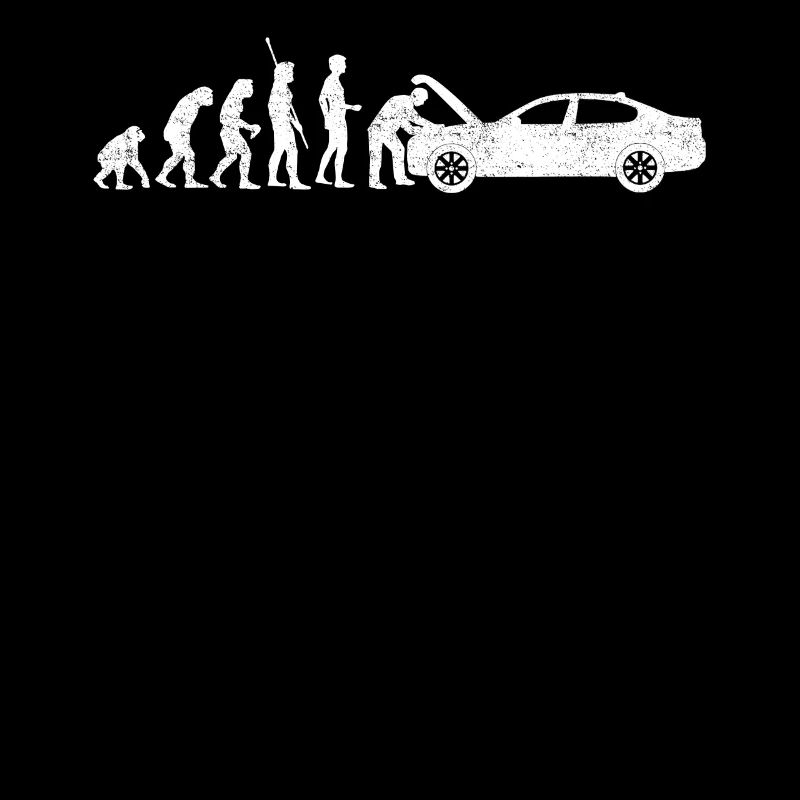 Evolution Auto Schrauber Automechaniker Geschenk