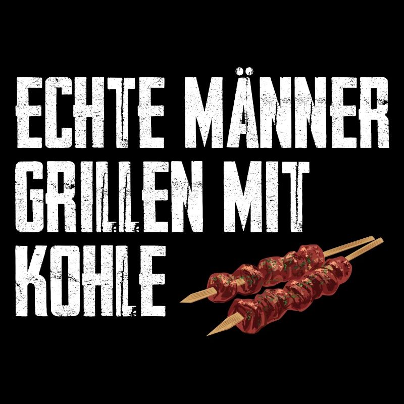 Echte Männer Grillen Mit Kohle