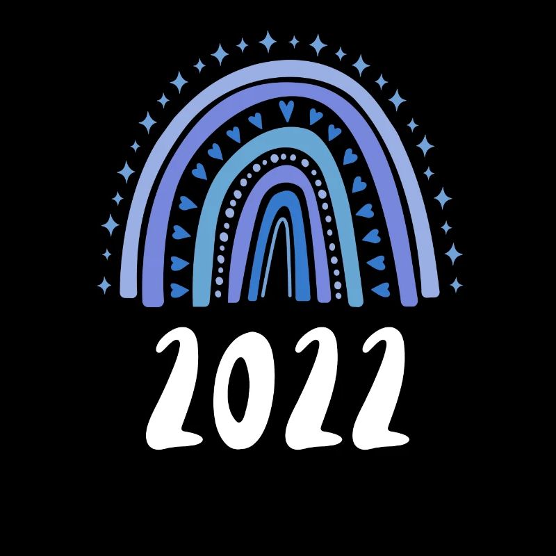 Arc-en-ciel bleu Année de naissance 2022