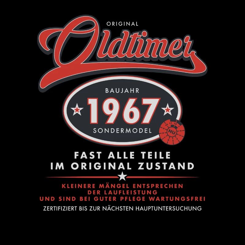 Geburtstag - Oldtimer 1967
