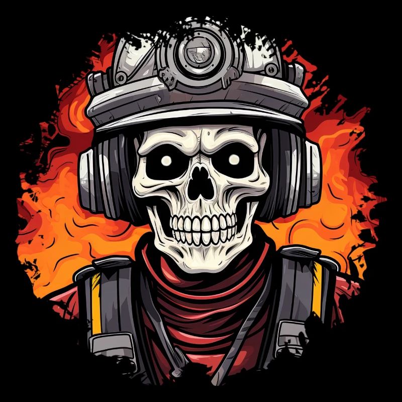 Squelette de pompier