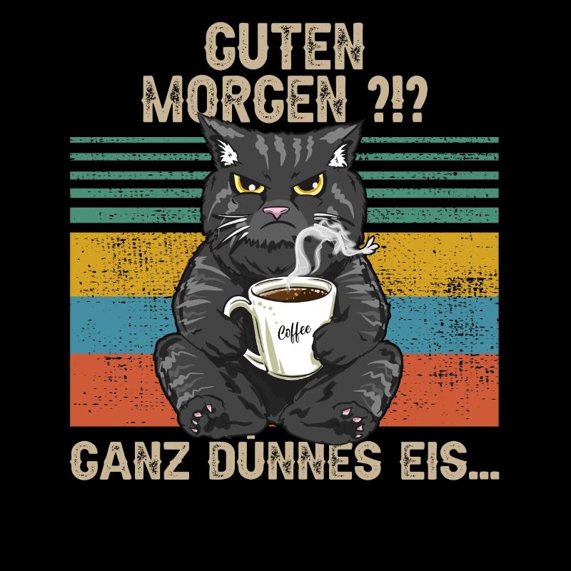 Guten Morgen Ganz Dünnes Eis Bär Kaffee