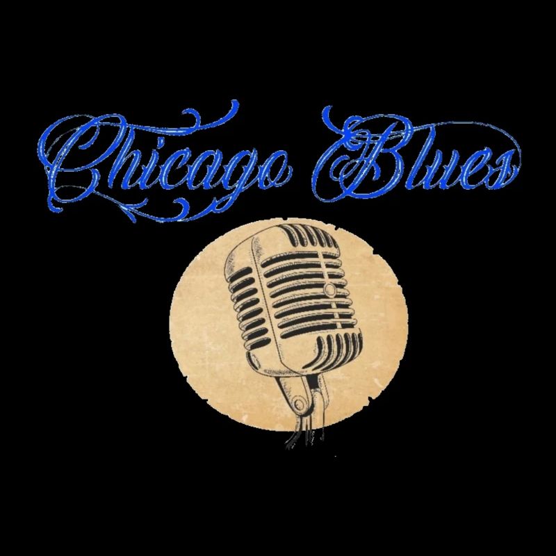 t-shirt micro vintage chicago blues