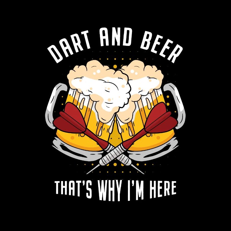 Darts and Beer, Darts, Darts 180 Saying, Gift
