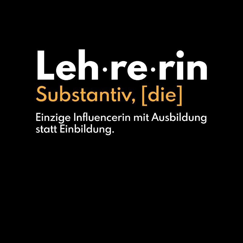 Lehrerin Substantiv Definition Influencerin
