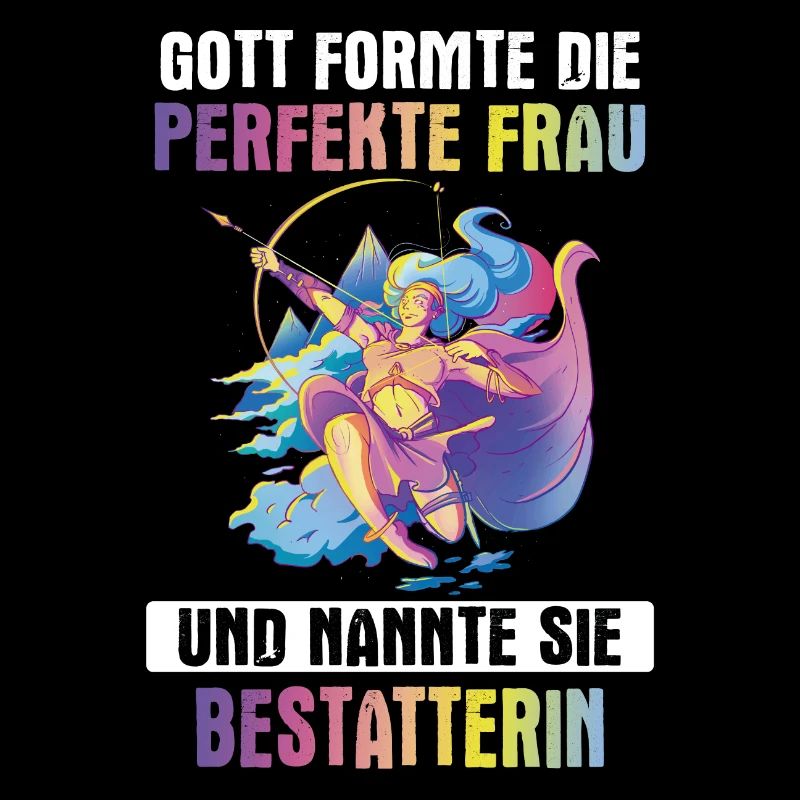 Bestatter Bestatterin Bestatten Beruf Spruch