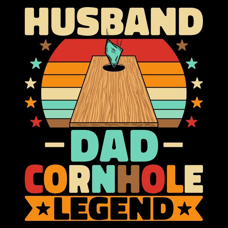 Husband Dad Cornhole Legend