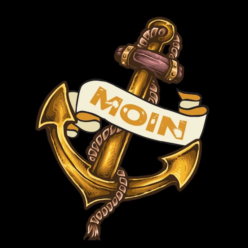 Anker Sabbel Moin Spacken Kapitän Ahoi Boot