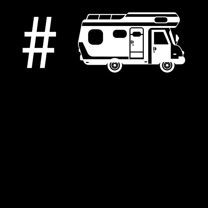 Hashtag - Wohnwagen - Hashtag - Camping Van -