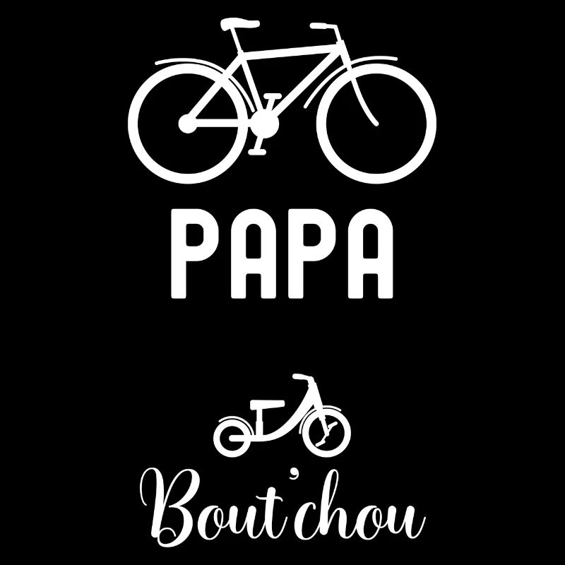 Papa wird zur Geburt eines Babyfahrrads angekündigt