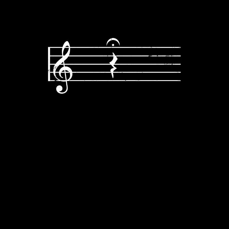 Classical Music Pun Be Quiet Quarter Rest Gift