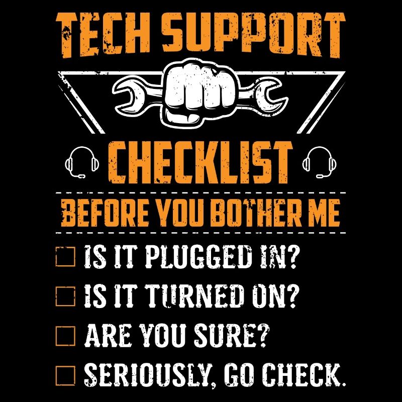 Technique Support Checklist Ordinateur informatique informatique