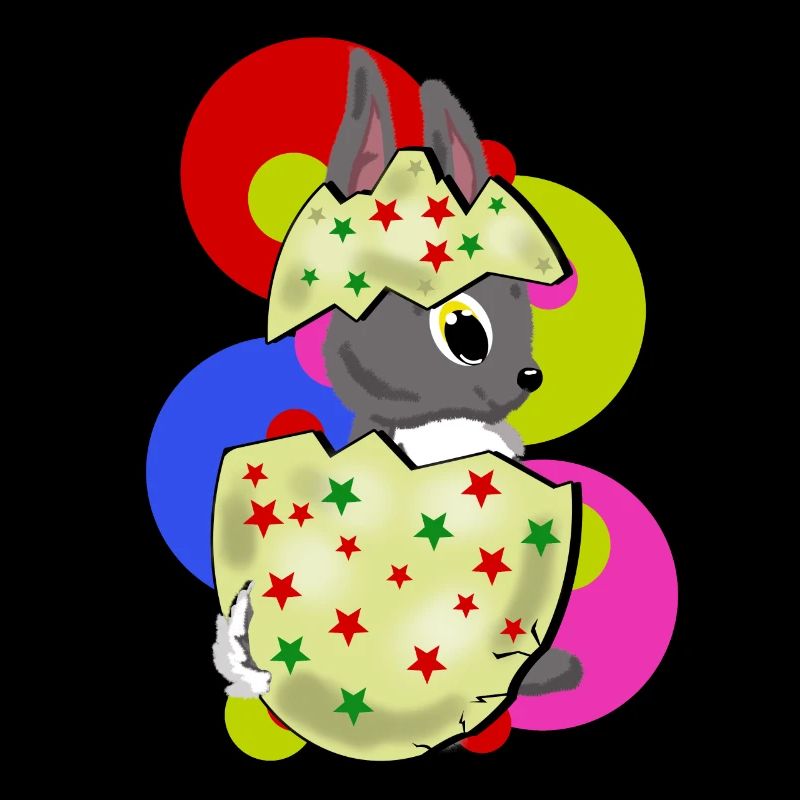 Sweet Easter Rabbit Happy Easter Decoration