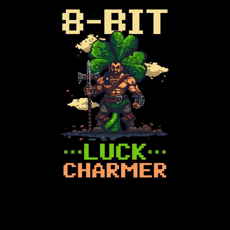 St. Patricks Day Gaming 8-Bit-Glücksbringer
