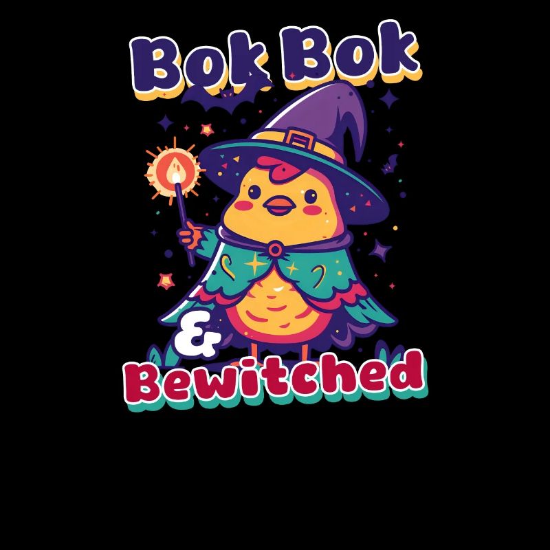 Poulet Bok Bok Et Envoûté D’Halloween