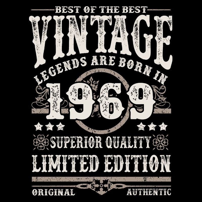 Legends are born in 1969