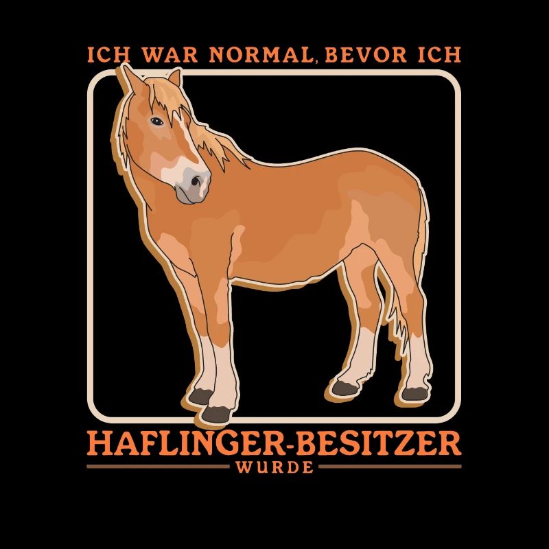 Haflinger Pferde Pferdebesitzer Haffi Geschenk