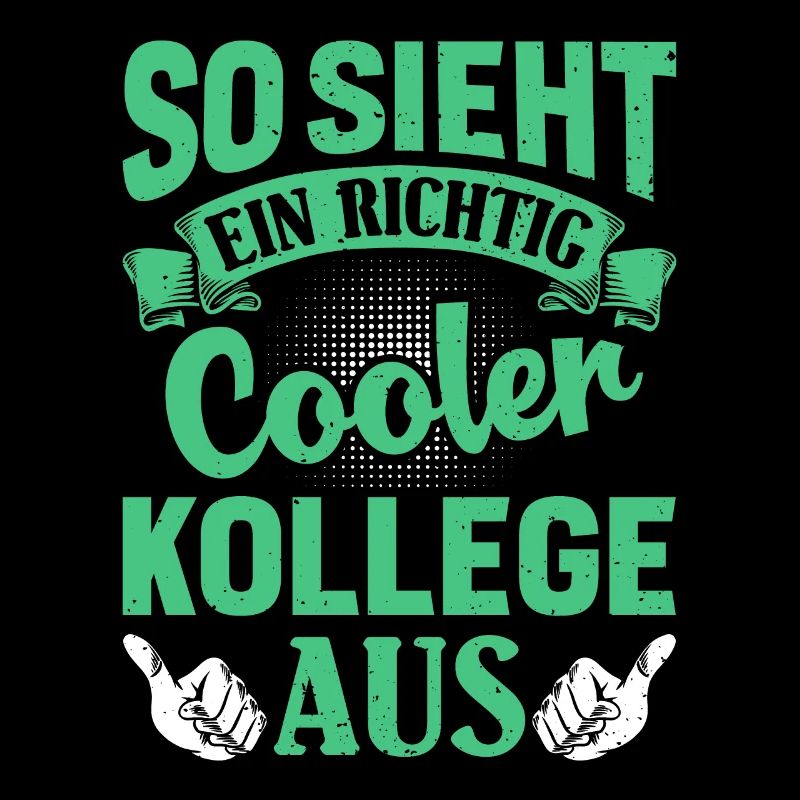 Mitarbeiter So Sieht ein Richtig Cooler Kollege