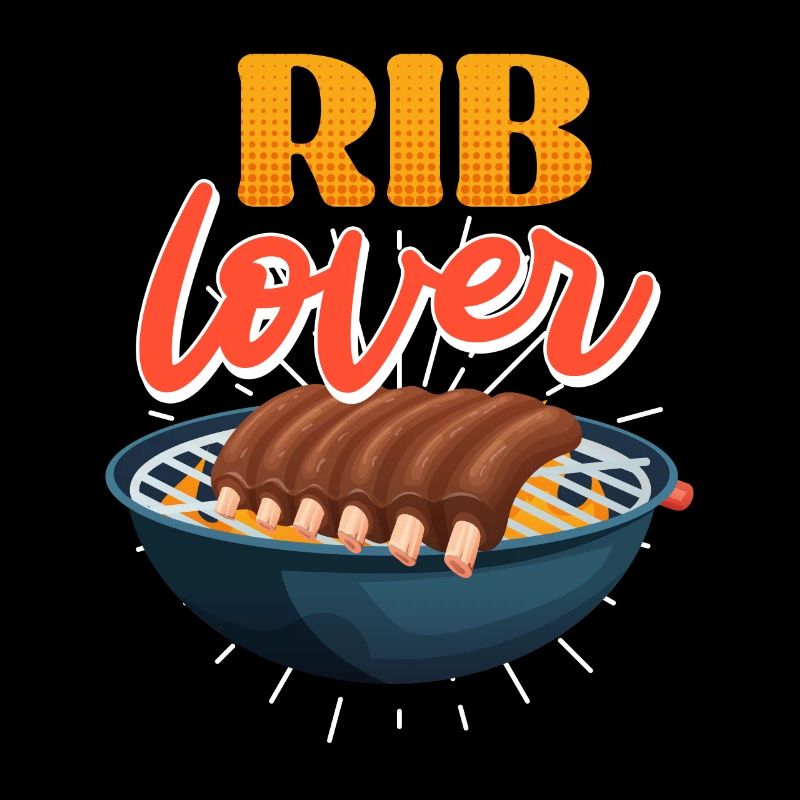 Meat Lovers RIB LOVER BBQ Funny