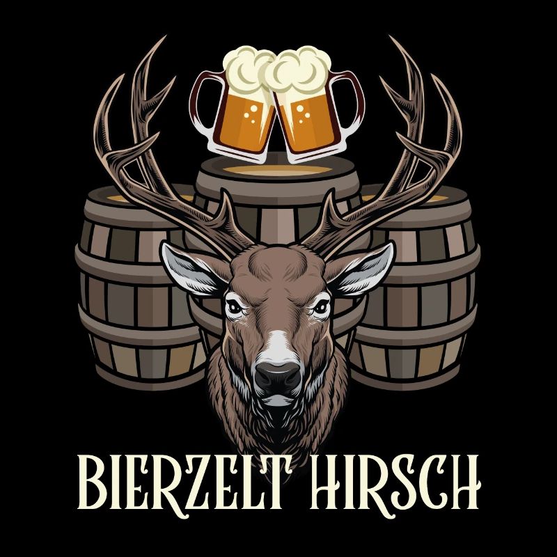 Bierzelt Hirsch